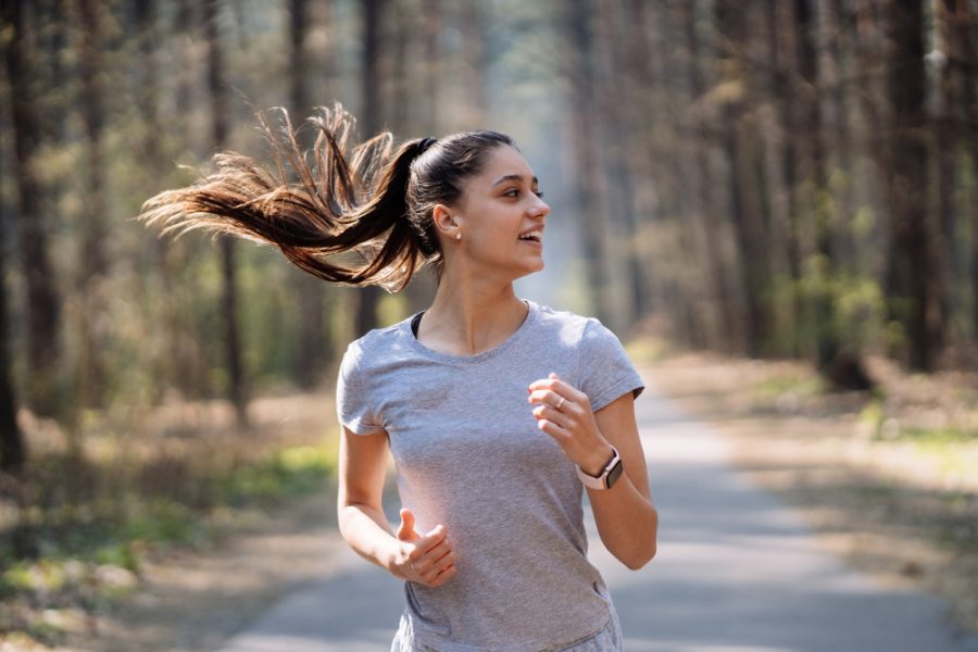 Joggen ist gesund - mentales und bewusstes joggen.