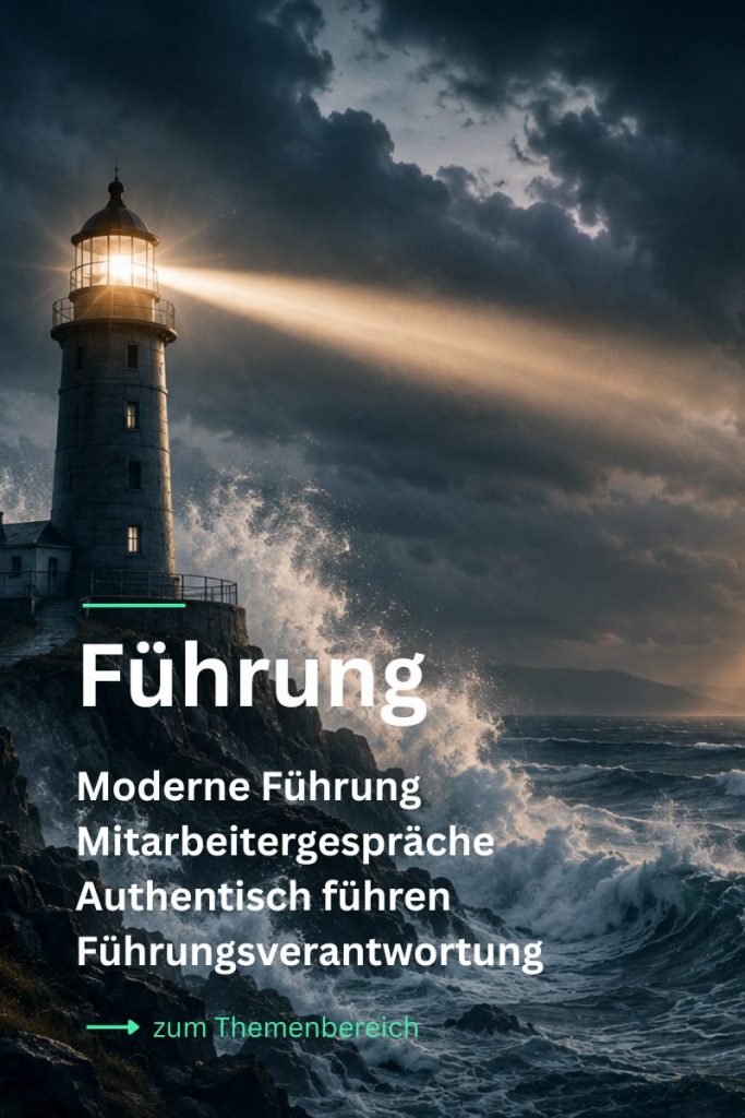 Ein Leuchturm steht für Führungsthemen
