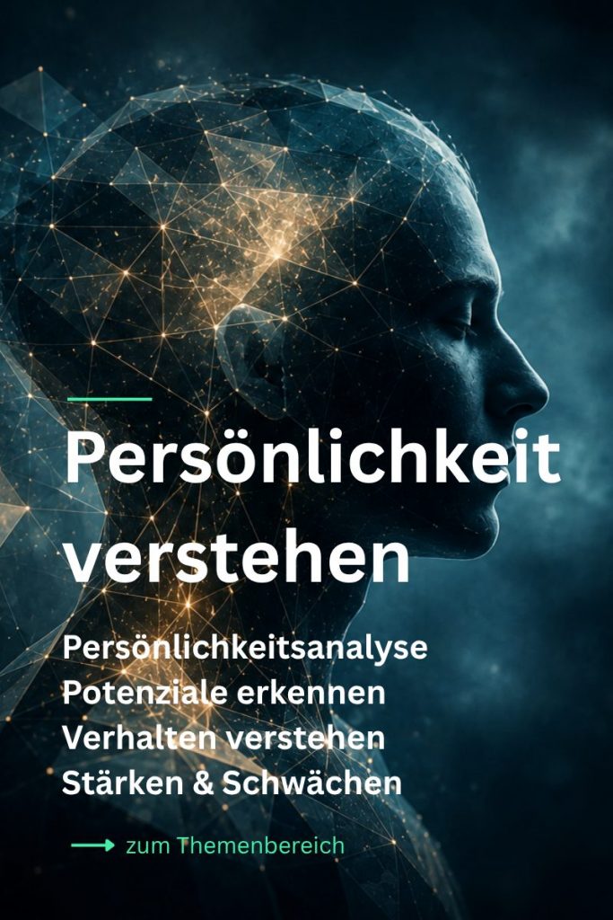 Eine Kopfsilhouette thematisiert Persönlichkeit